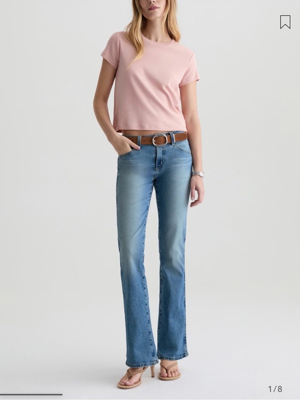 AG Adriano Goldschmied Angel Low Rise Bootcut Jeans